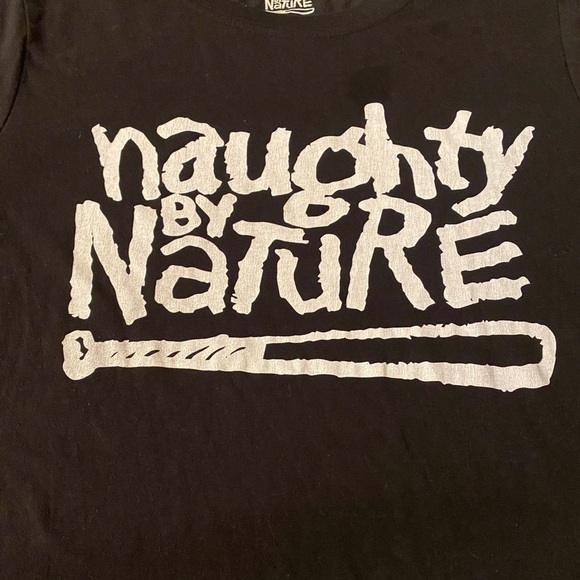 Naughty By Nature Rap Hip Hop Graphic Tee Shirt Adult Size 3 Black - Picture 2 of 7